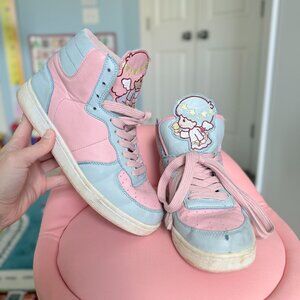 Little Twin Stars Pastel Kawaii High Top Sneakers